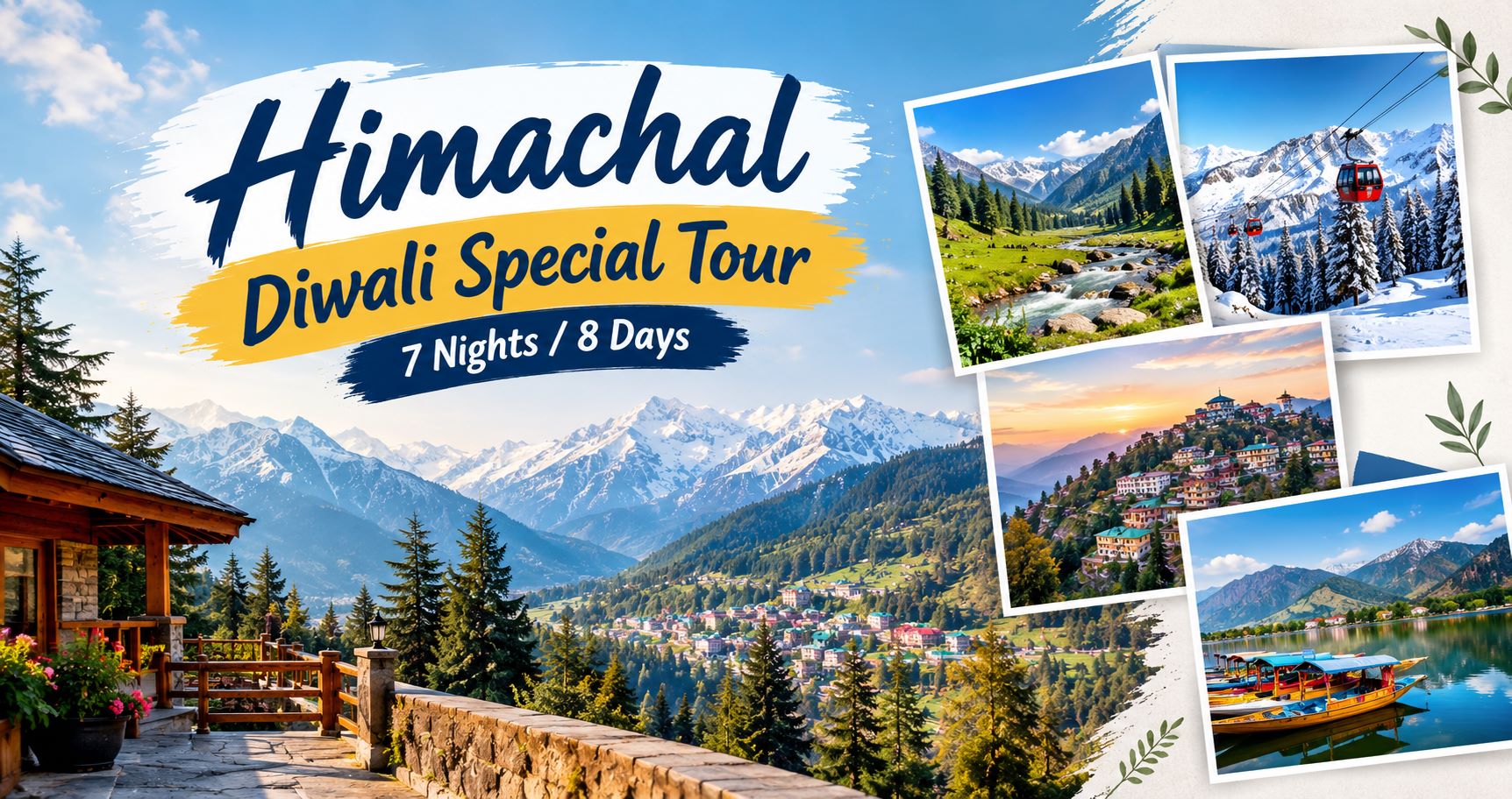 Himachal Diwali Special Tour 7 Nights / 8 Days